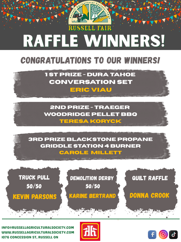 Raffle Winners