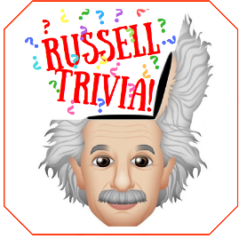 Russell Trivia Logo framed